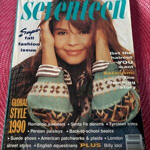 August 1990 Seventeen Magazine